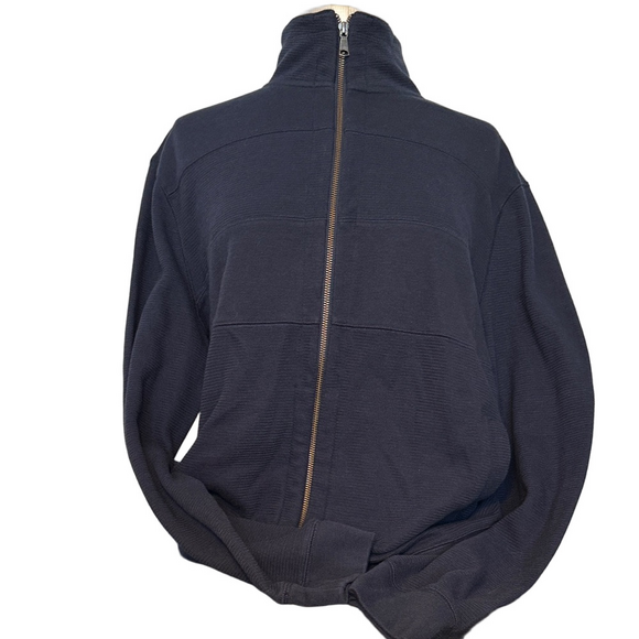 Banana Republic Other - NWOT Banana Republic Navy Full Zip Sweater Men’s XL Knit Zip Cardigan